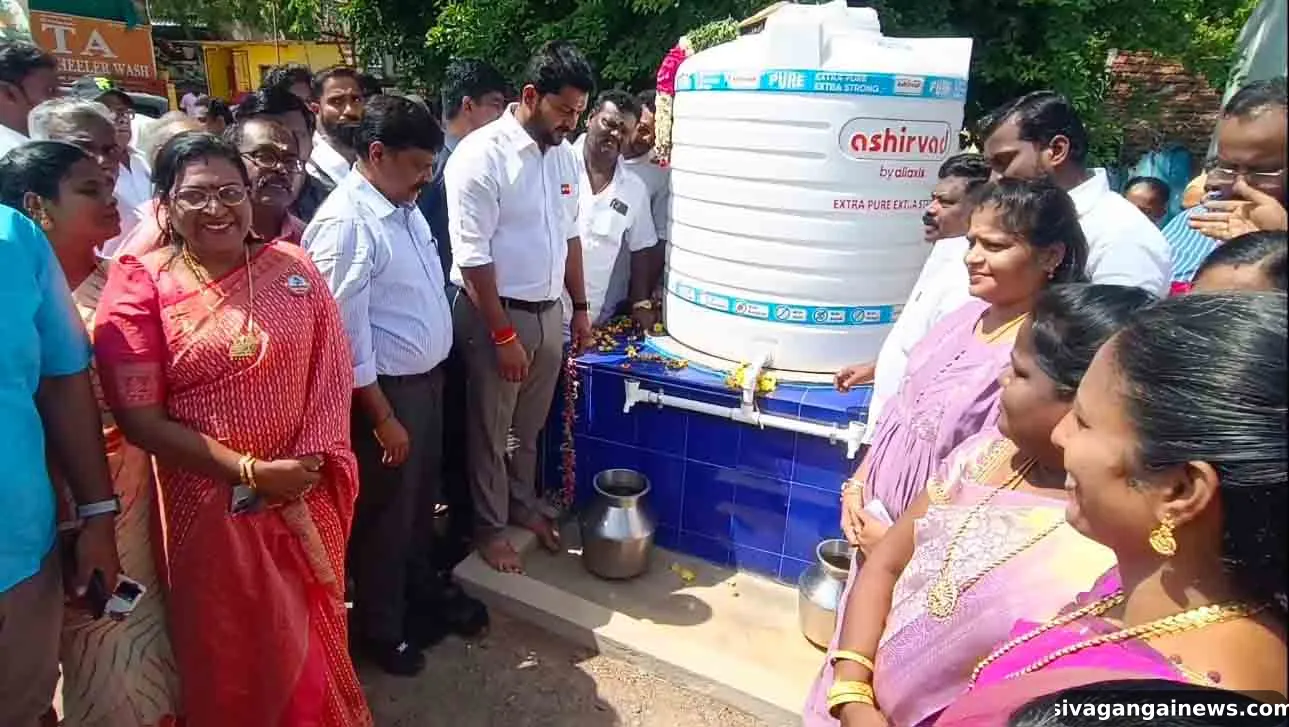 காரைக்குடி மாநகராட்சியில் ரூ. 6.50 லட்சத்தில் சின்டெக்ஸ் டேங்க் 