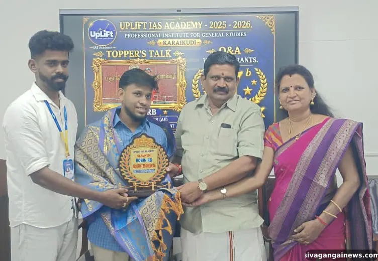 காரைக்குடி அப்லிப்ட் அகாடமி மாணவர்கள் தேர்ச்சி
