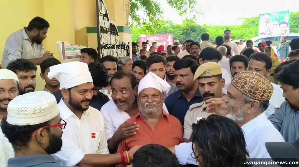 பக்ரீத் தொழுகை அமைச்சர் பிரபு  நன்றி தெரிவித்தார்