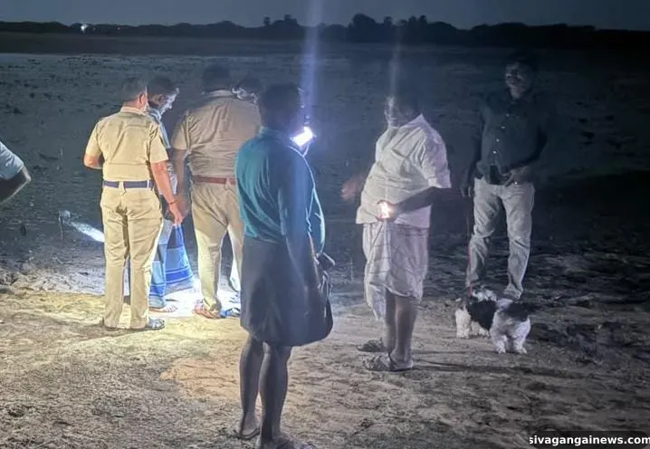 தேவகோட்டை அருகே மனித எலும்புக்கூடு கண்டெடுப்பு போலீசார் விசாரணை